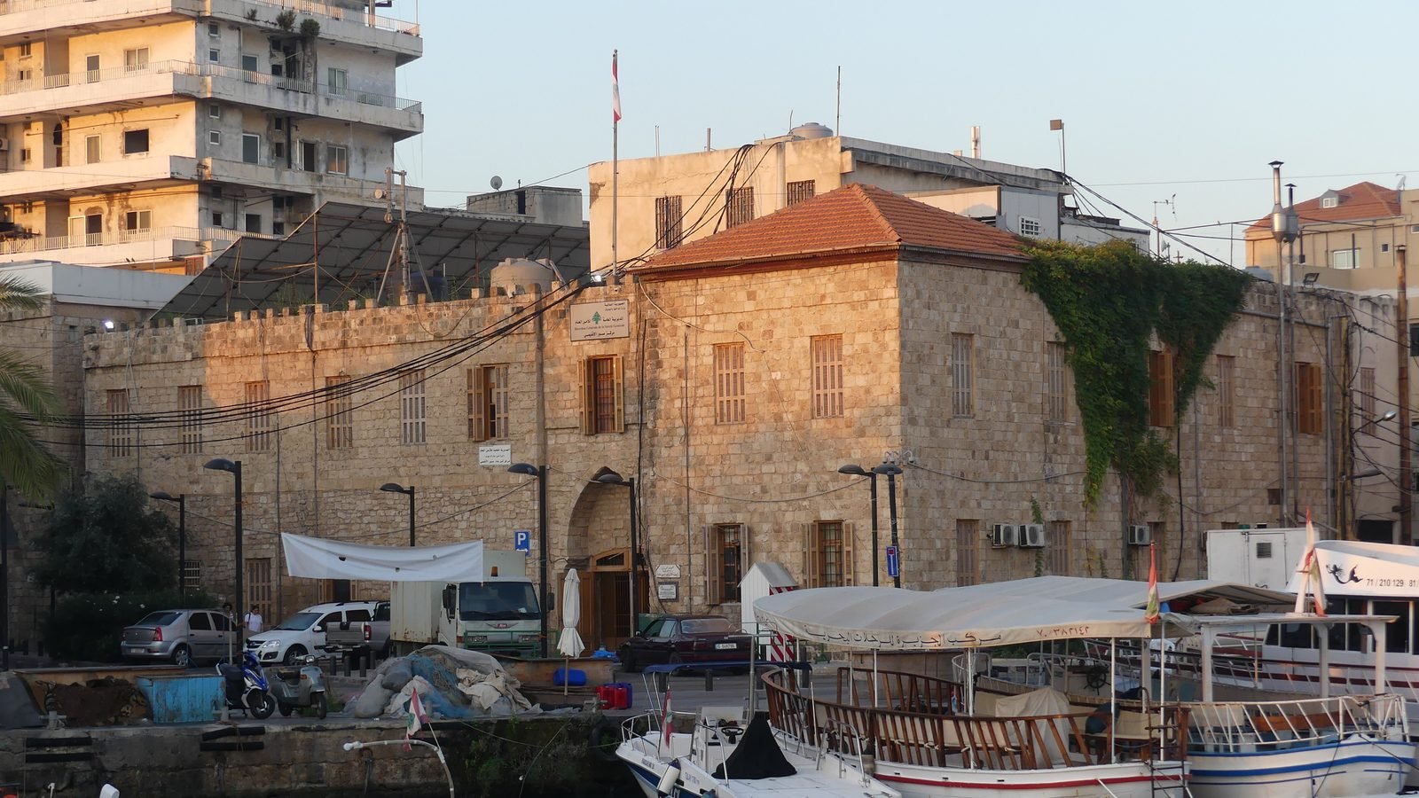 The old harbour at Tyre on the southern Lebanese coast