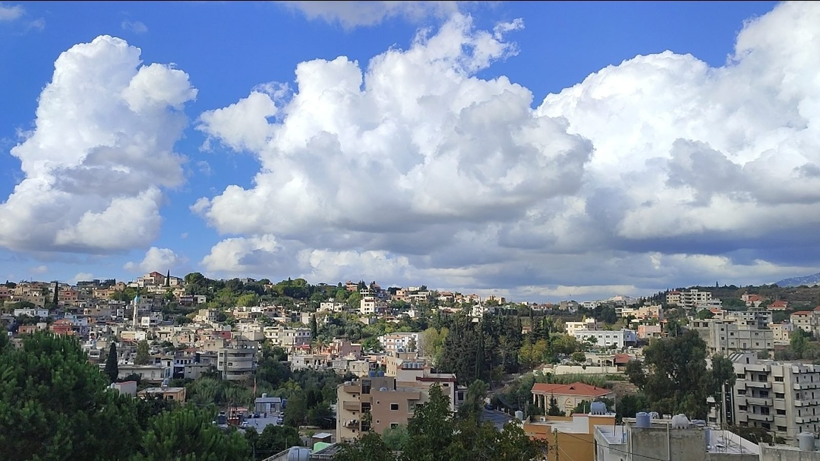 The town of Habbouch near Nabatieh in southern Lebanon