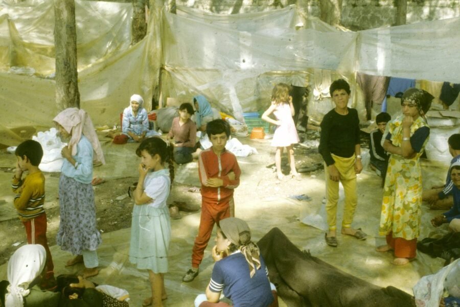 File photo: a Palestinian refugee camp in southern Lebanon.