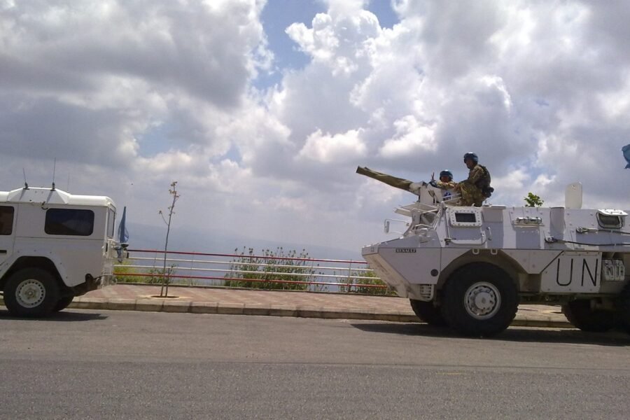 File photo: a UNIFIL patrol in southern Lebanon.